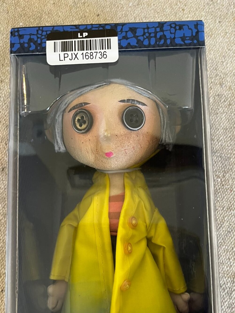 Coraline Neca laika Replica 9" Prop Doll New In Box - Picture 2 of 6